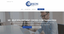 Desktop Screenshot of corsonrubber.com